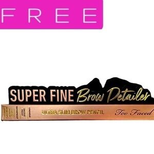 𝙁𝙍𝙀𝙀 🅽🅴🆆 Too Faced Super Fine Brow Detailer Pencil, blonde